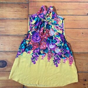 Meadow Rue for Anthropologie size XS floral blouse. Floral, boho, spring